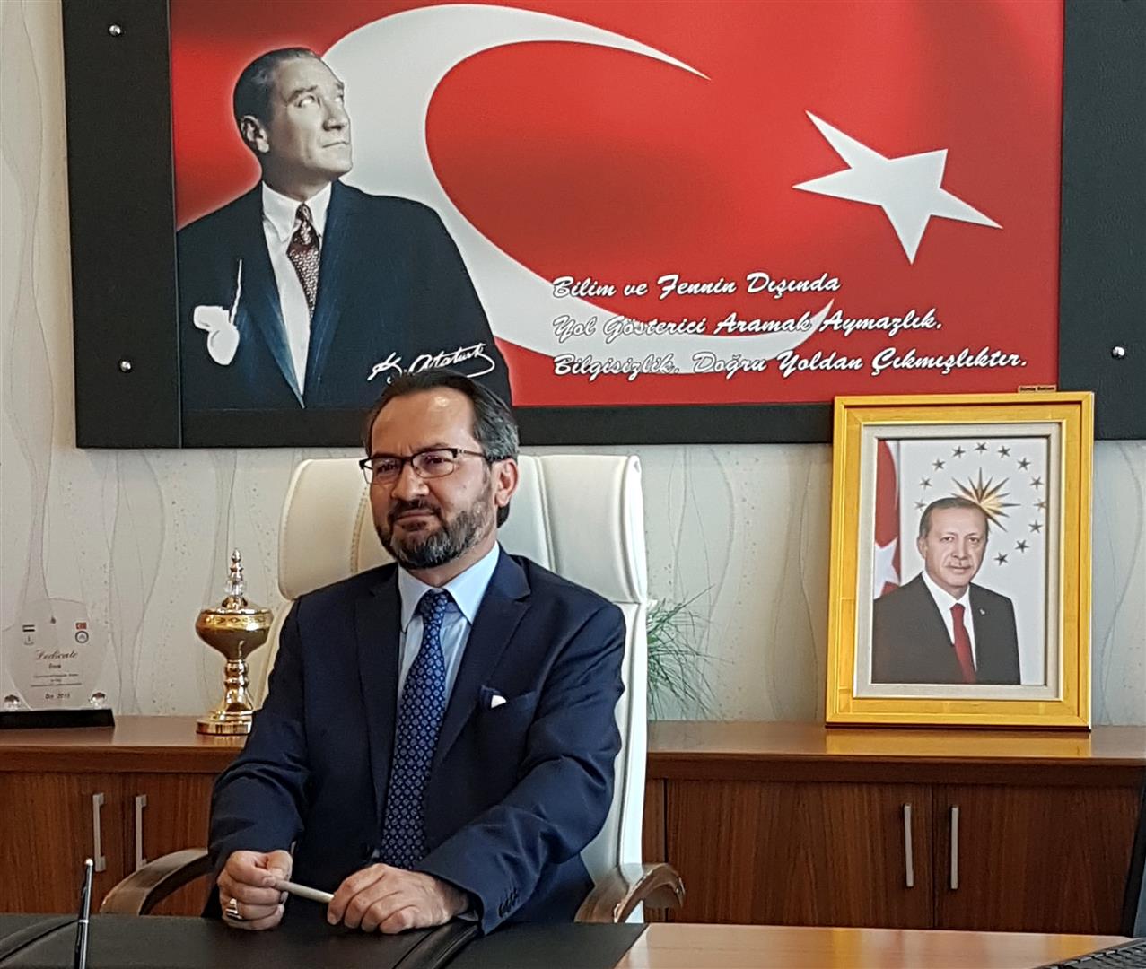 Rektörümüz Prof. Dr. İbrahim Aydınlı Görevine Başladı