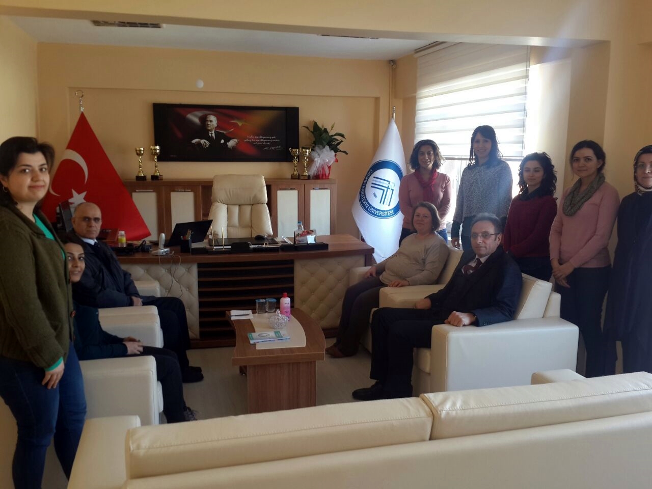 Rektör V. Çakır İlçelerdeki Yüksekokullarda İncelemelerde Bulundu.