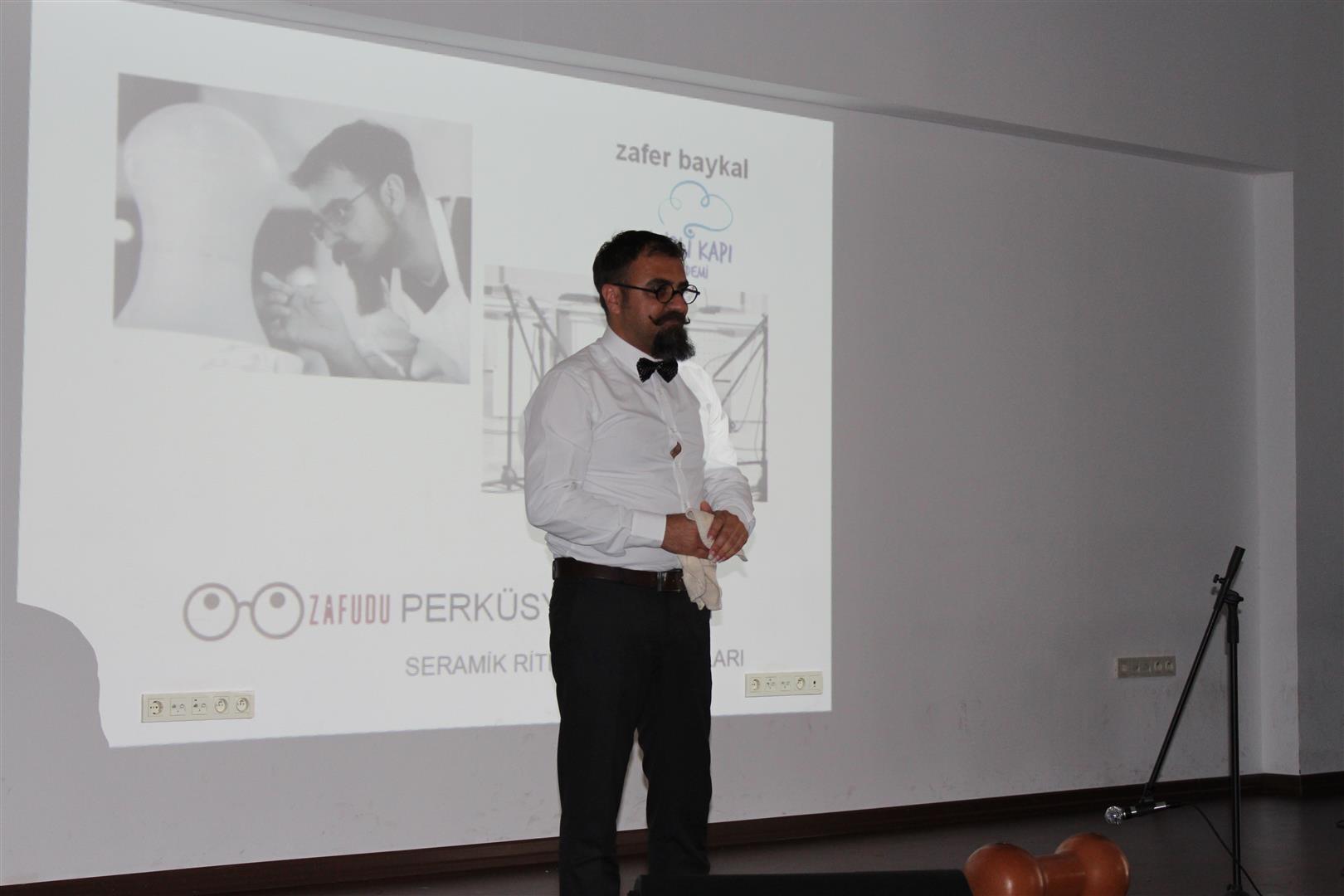 Sanatta Disiplinler Arası Bir Bakış ve Zafudu Perküsyon Serisi Konferansı Gerçekleştirildi