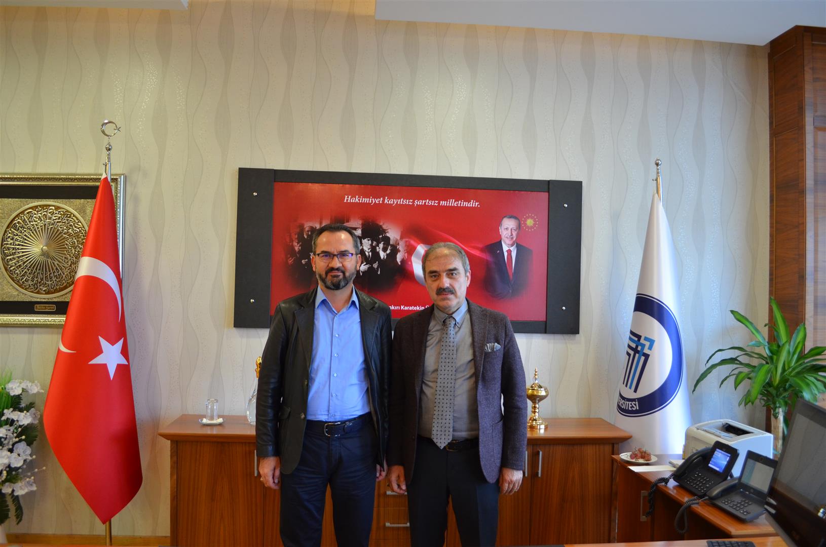Çankırı Belediye Başkanı İrfan Dinç, Rektörümüzü Ziyaret Etti
