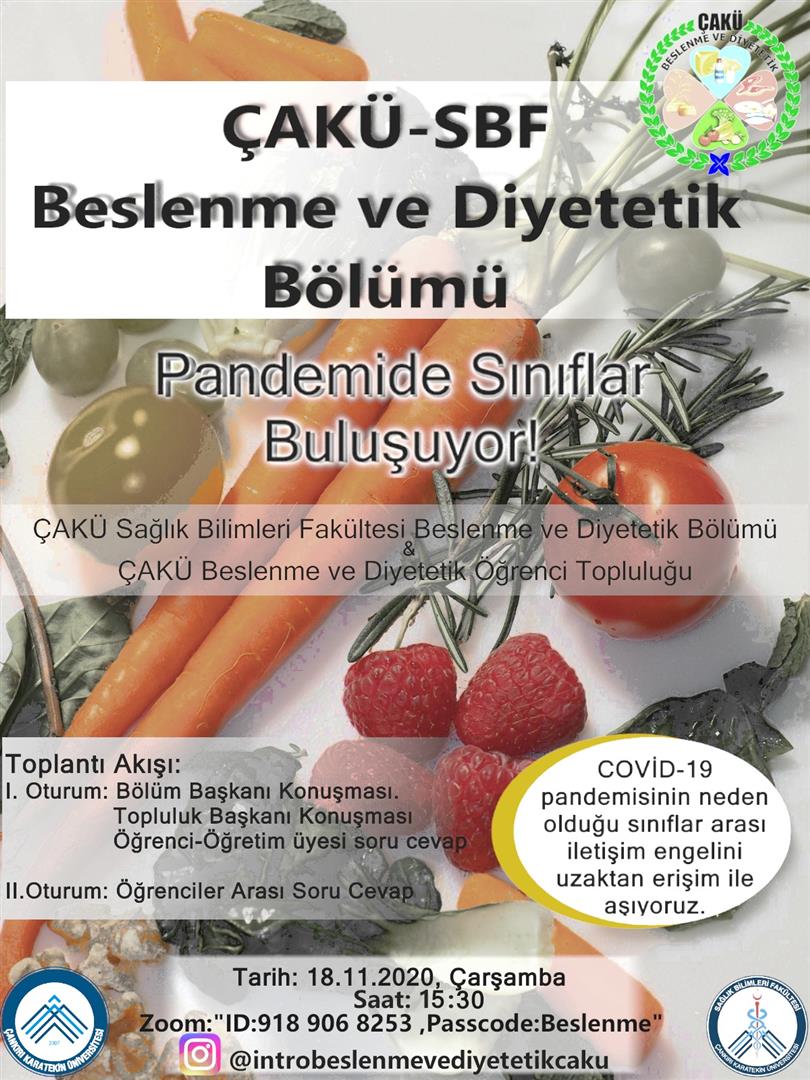 Beslenme Ve Diyetetik Bolumu Cankiri Karatekin Universitesi