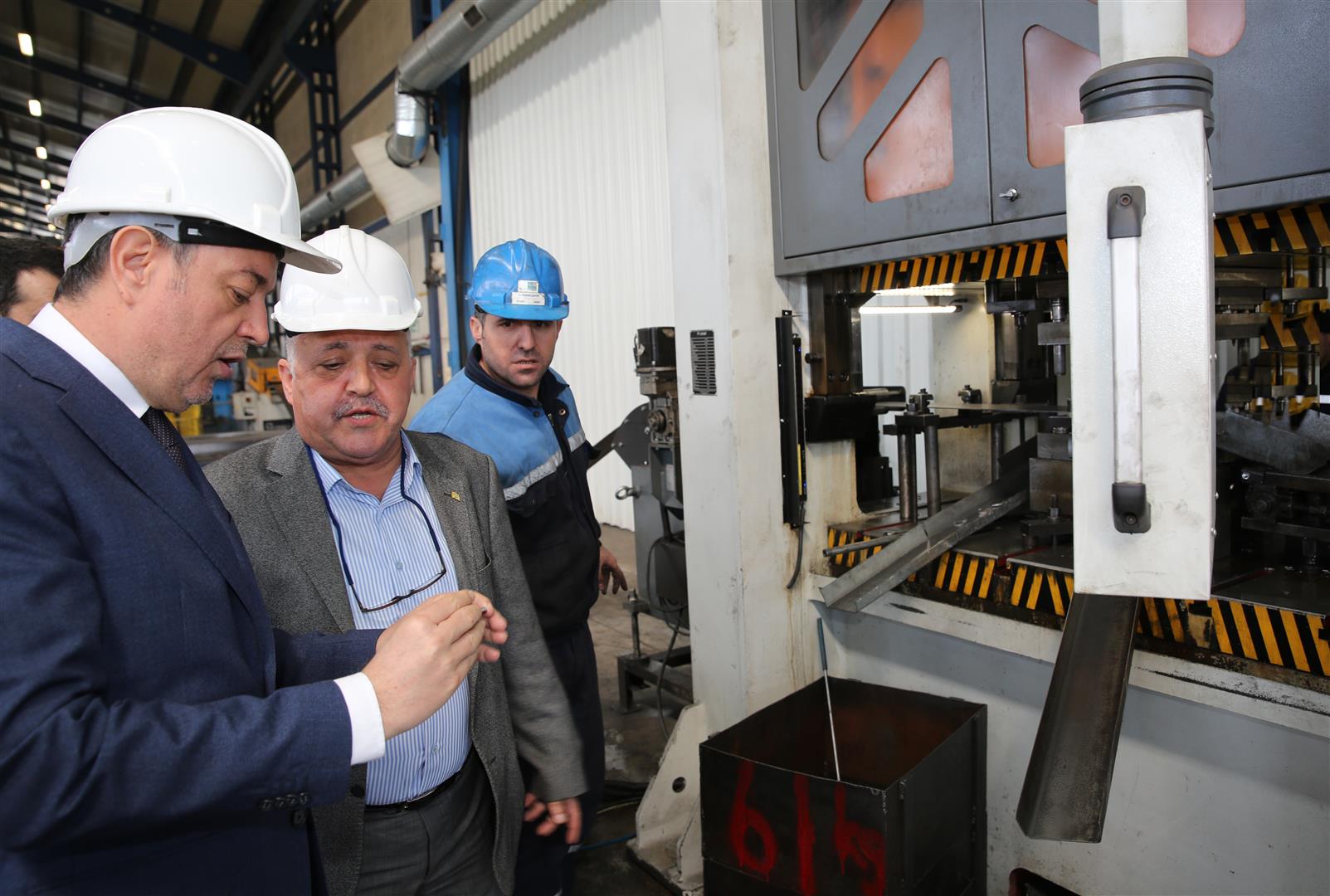 Rektör Ayrancı Korgun OSB’de İncelemelerde Bulundu