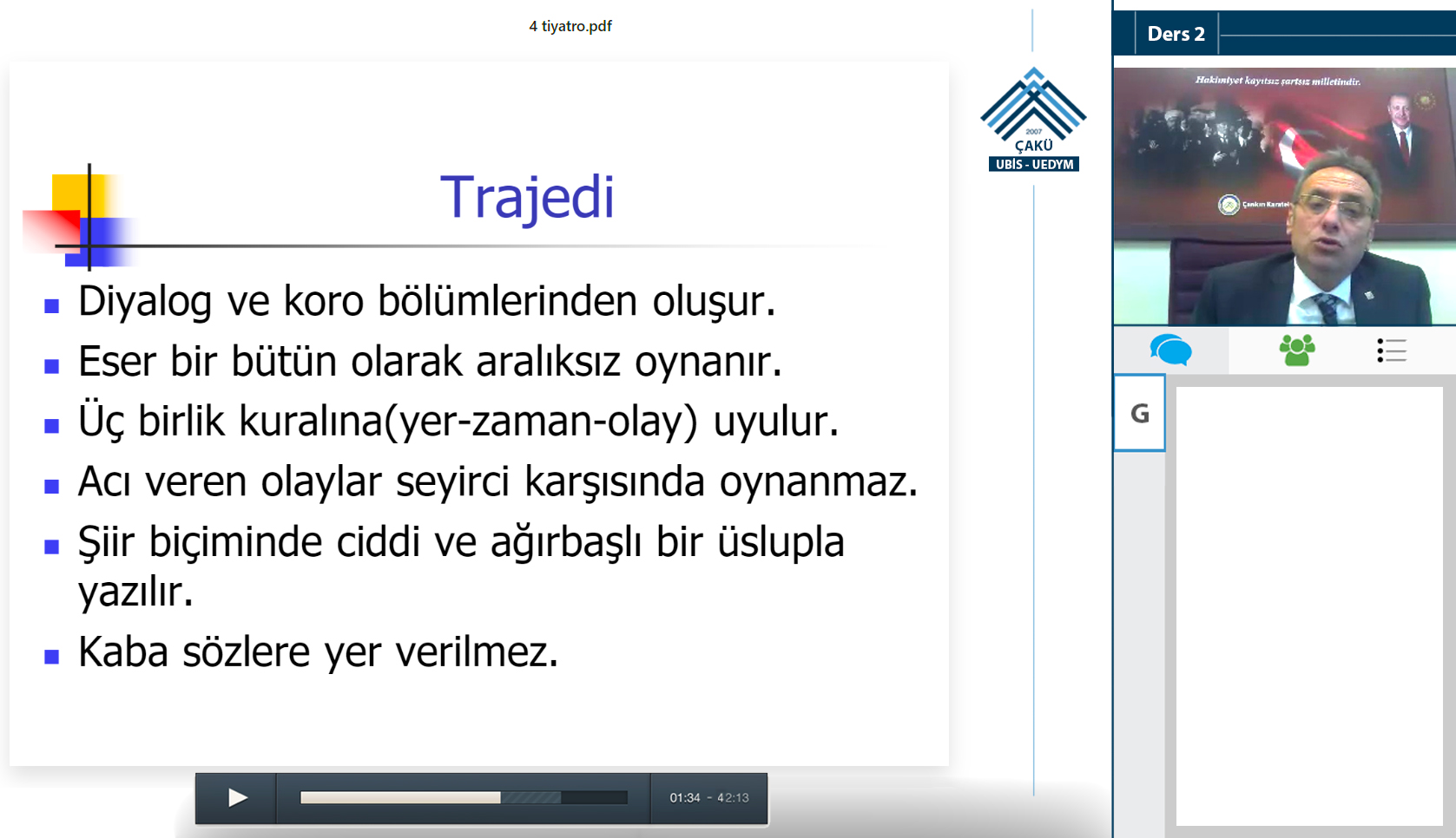 ÇAKÜ, COVID-19 Pandemisi Sürecinde Uzaktan Eğitimde Öncü Üniversitelerden Oldu