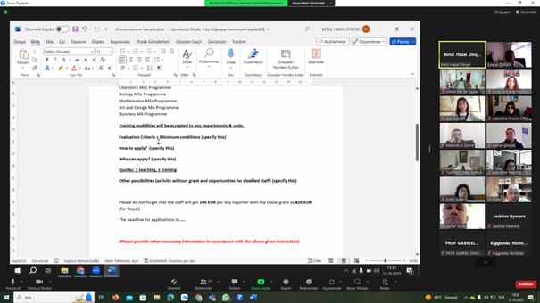 ÇAKÜ, yeni Erasmus+ KA171 projesi ile dünyayı birleştiriyor