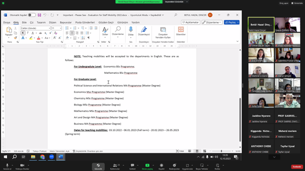 ÇAKÜ, yeni Erasmus+ KA171 projesi ile dünyayı birleştiriyor