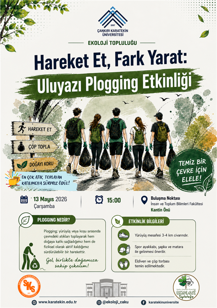 Hareket Et, Fark Yarat; Uluyazı Plogging Etkinliği