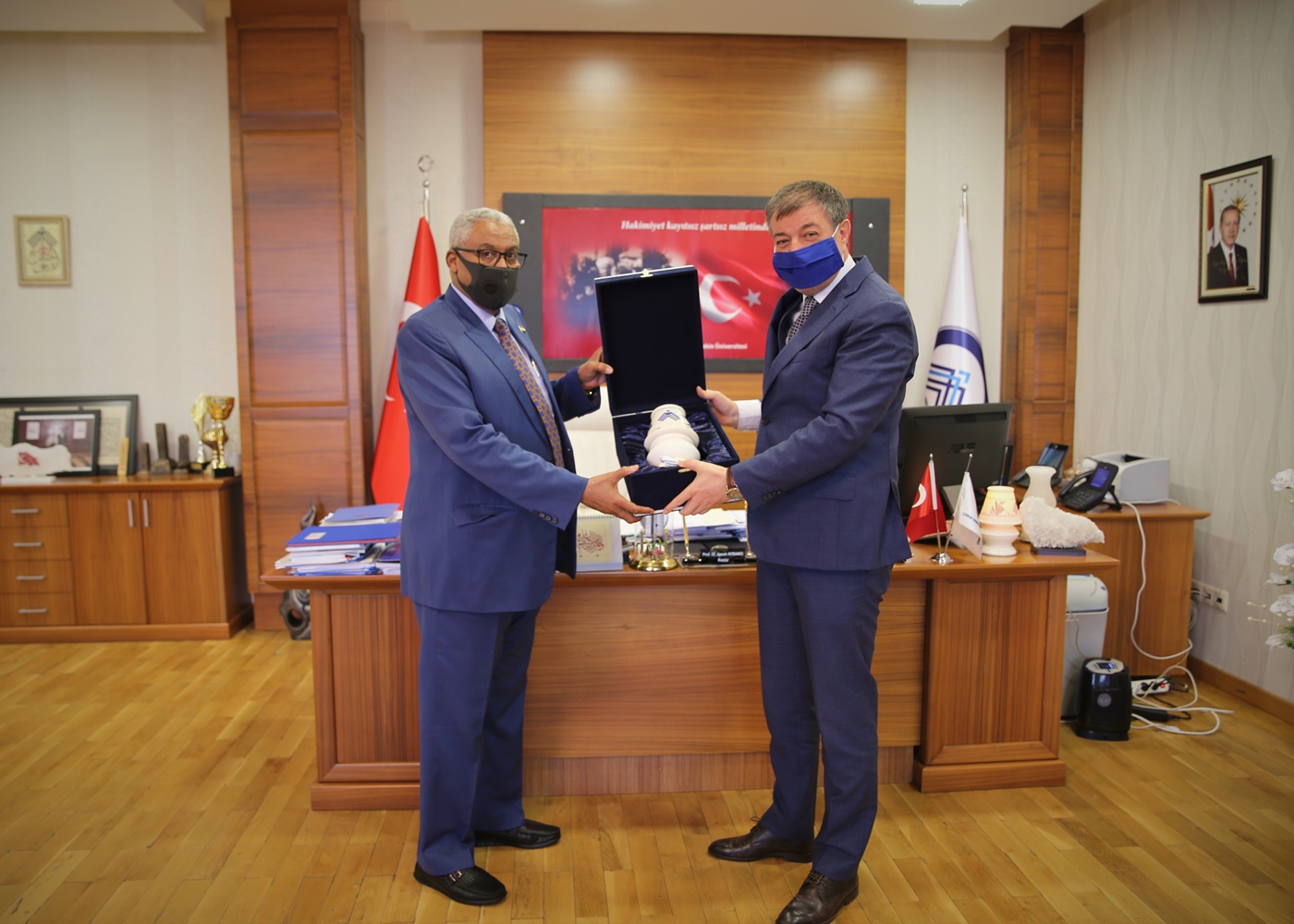 Sudan Büyükelçisi Adil Ibrahim Mustafa Ahmed Rektör Ayrancı’yı Ziyaret Etti