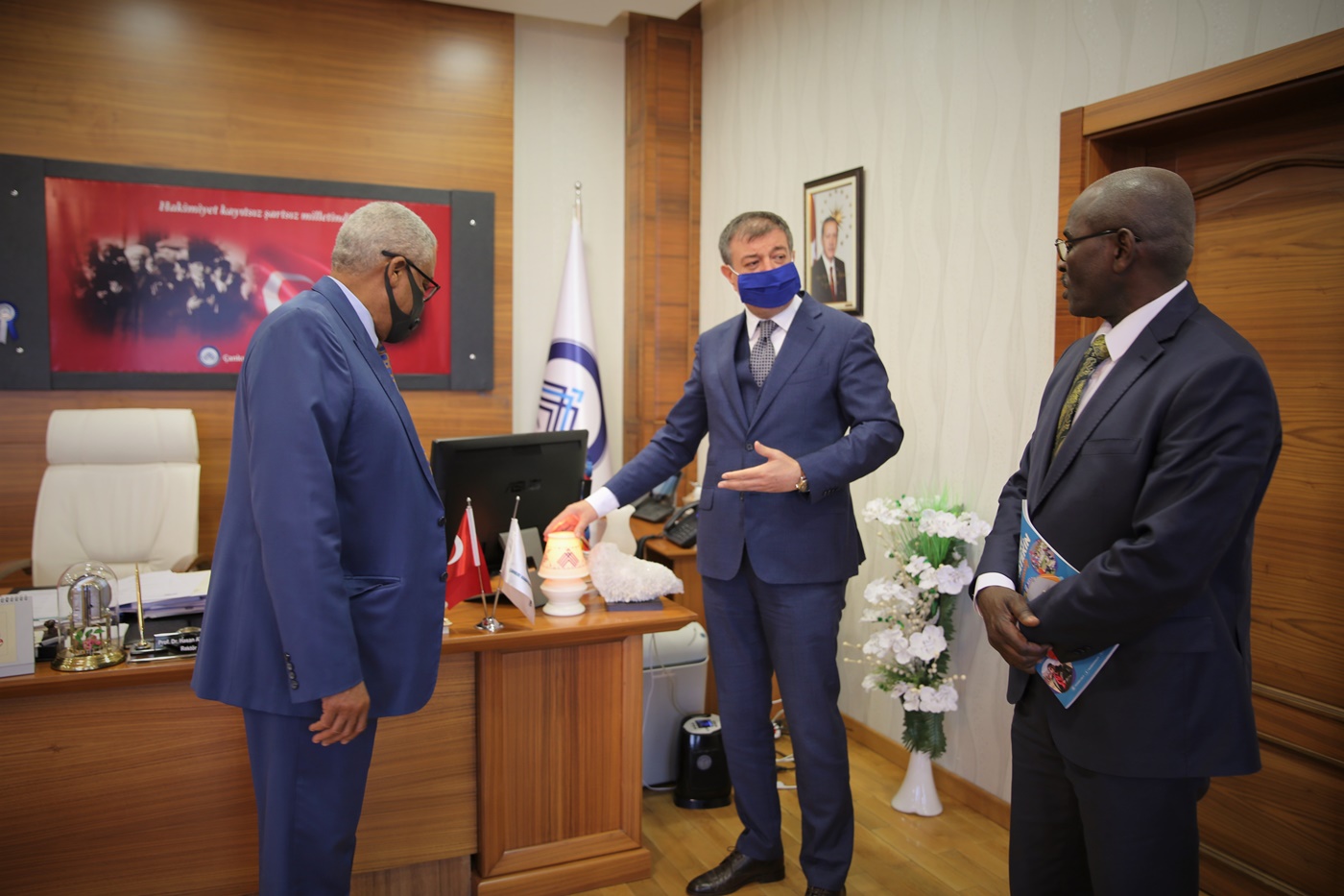 Sudan Büyükelçisi Adil Ibrahim Mustafa Ahmed Rektör Ayrancı’yı Ziyaret Etti