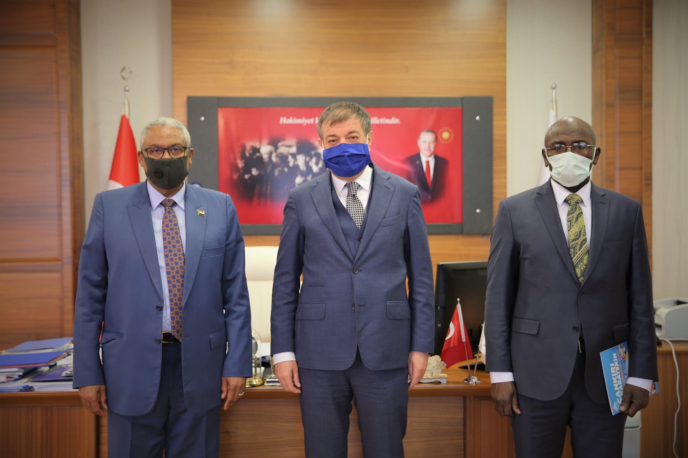Sudan Büyükelçisi Adil Ibrahim Mustafa Ahmed Rektör Ayrancı’yı Ziyaret Etti