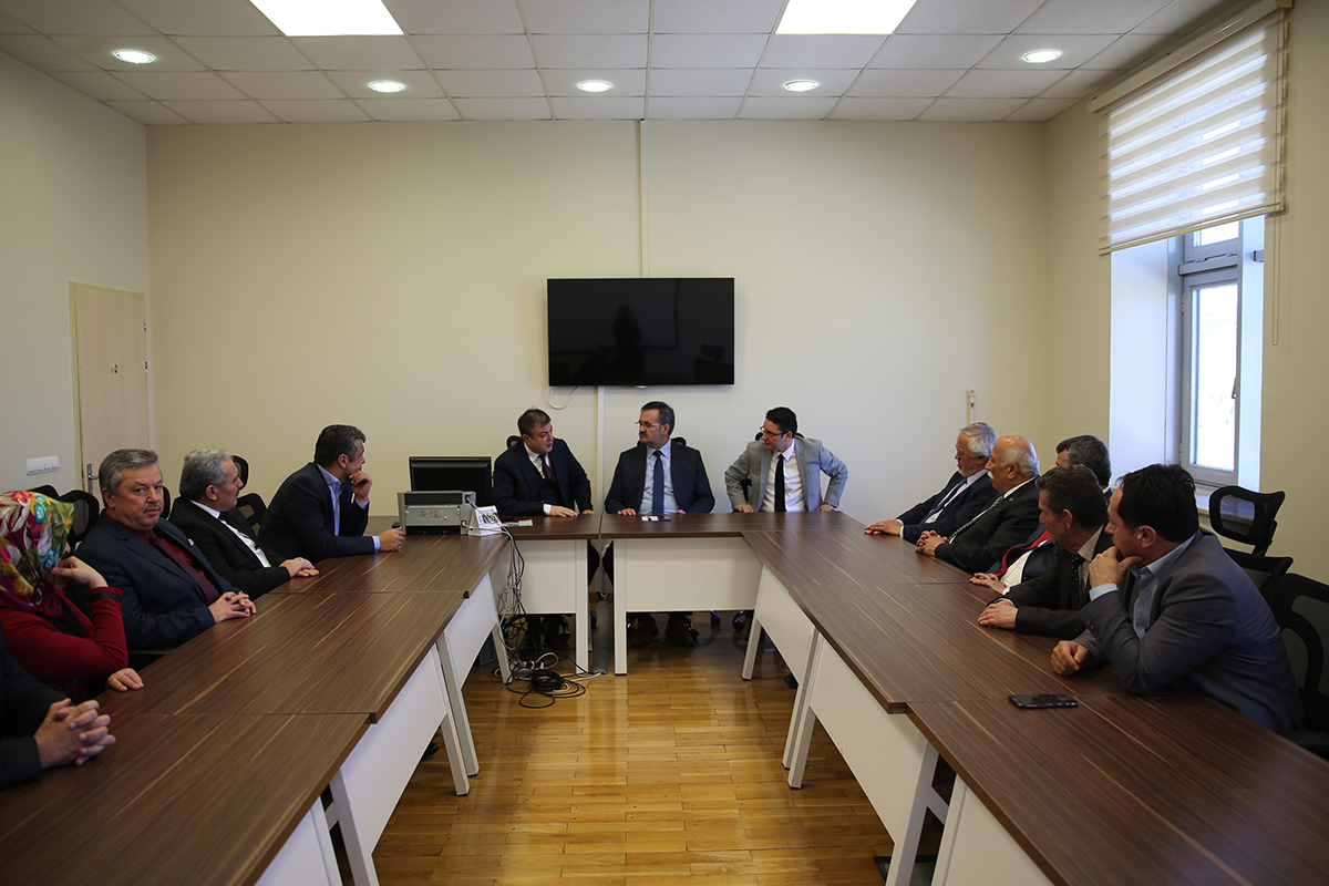 Kızılcahamam Belediye Başkanı Muhittin Güney Rektör Ayrancı’yı Ziyaret Etti