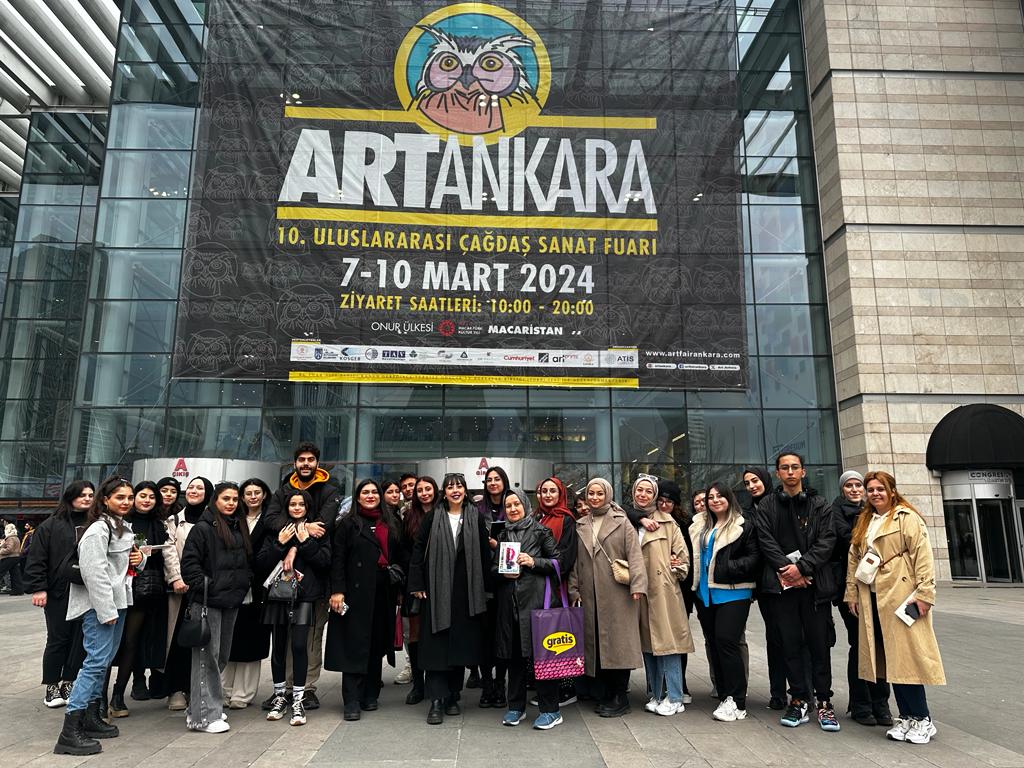 Üniversitemiz Güzel Sanatlar Topluluğu’ndan Ankara’ya Kültür Sanat Gezisi