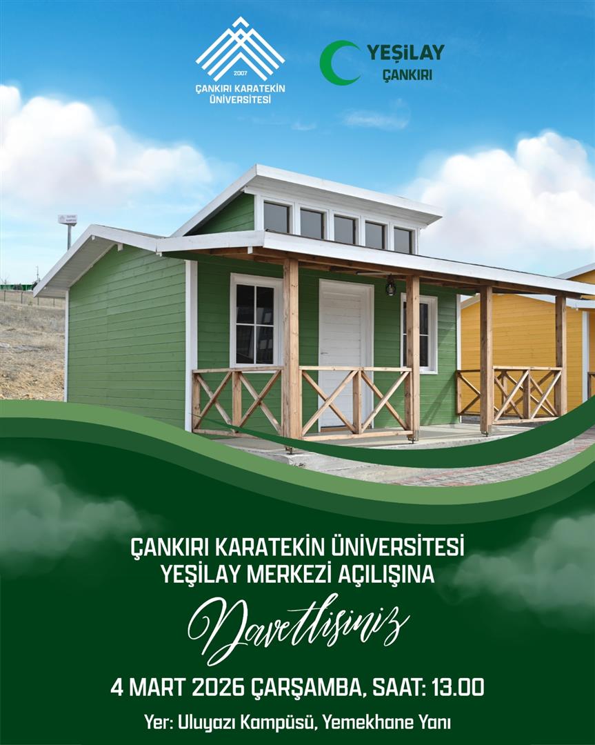 ÇAKÜ Yeşilay Merkezi Açılışı