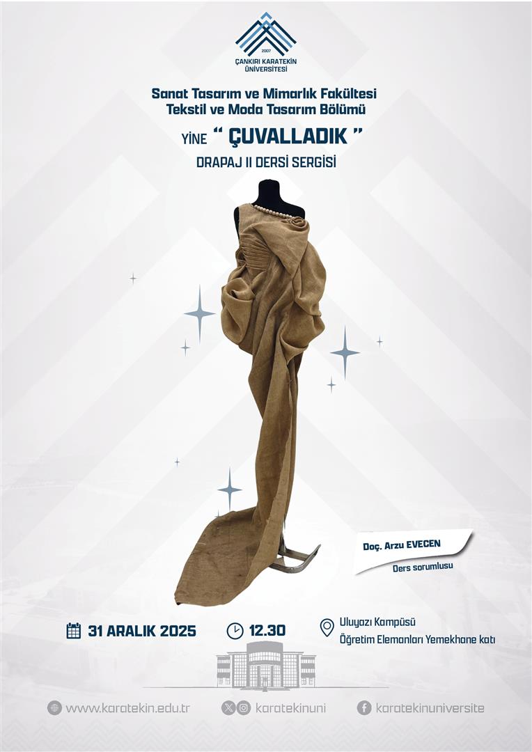 “Yine Çuvalladık” — Drapaj II Dersi Sergisi