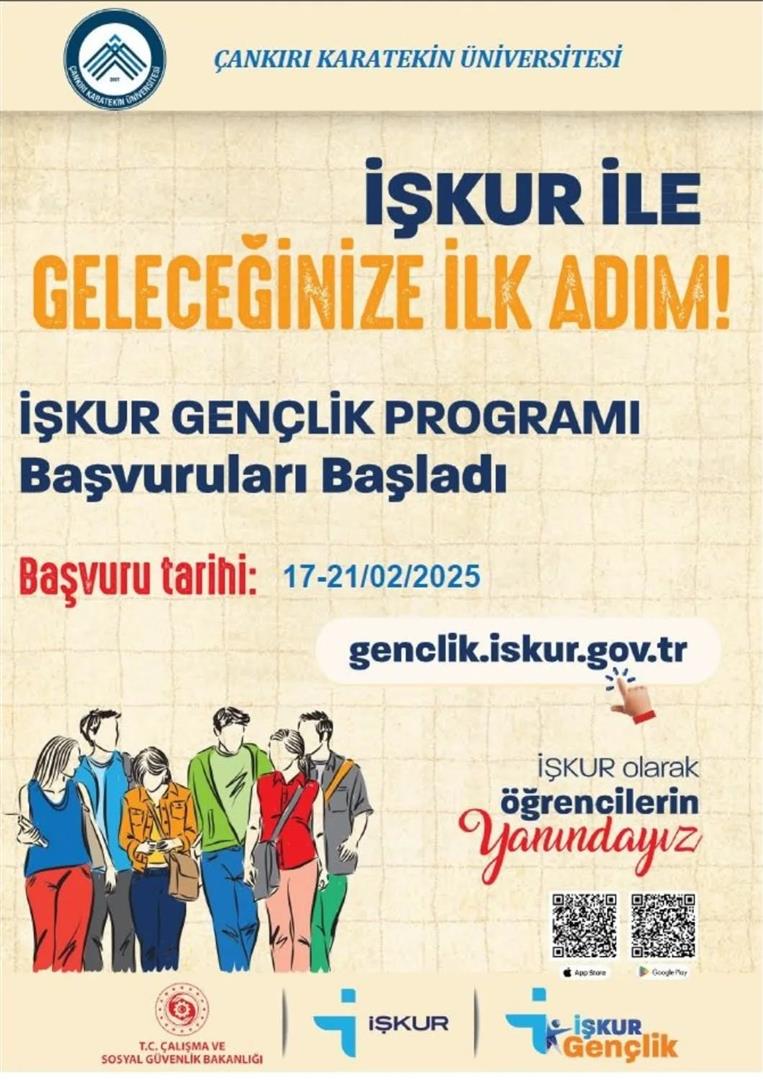 İŞKUR Gençlik Programı Başvuruları Başladı