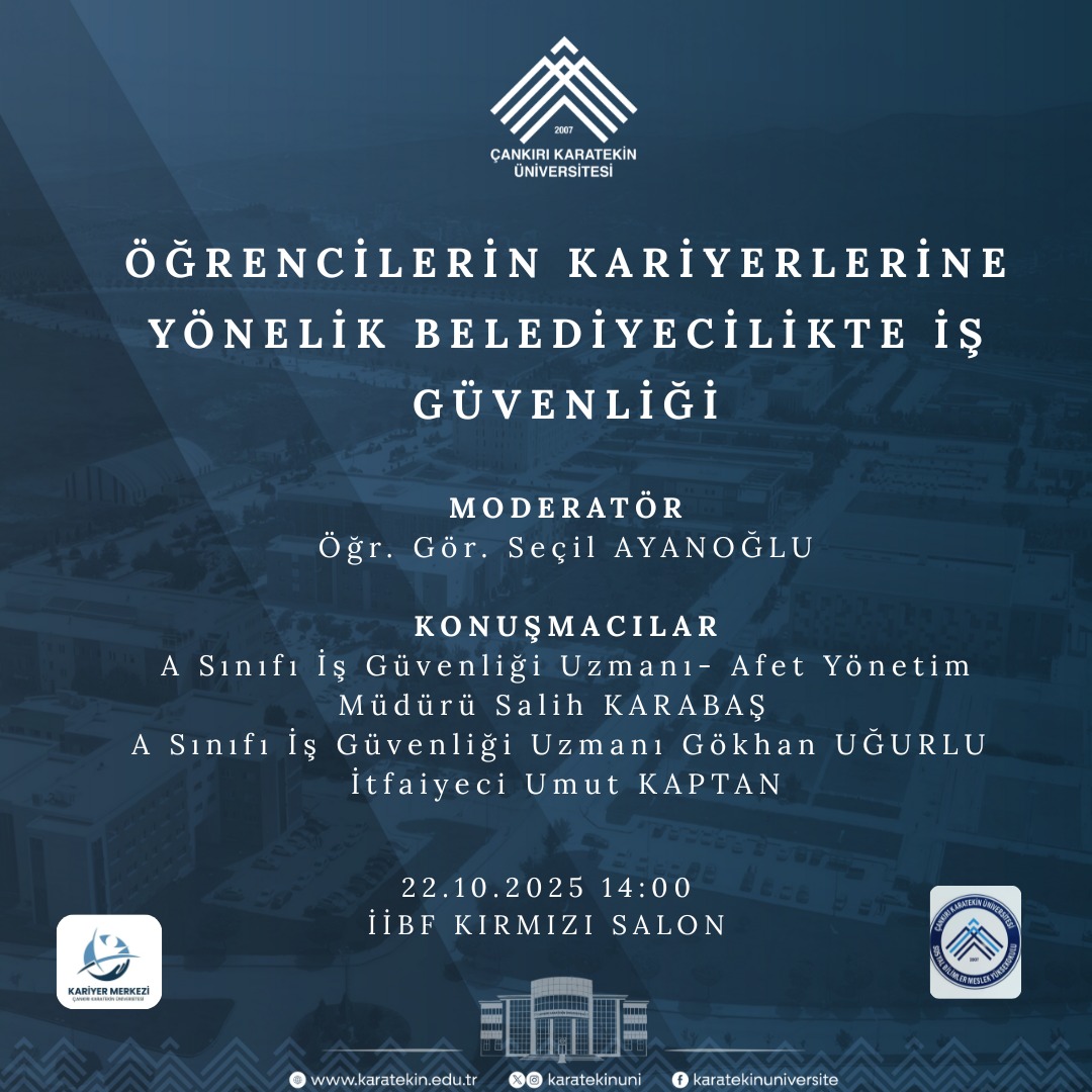Öğrencilerin Kariyerlerine Yönelik Belediyecilikte İş Güvenliği