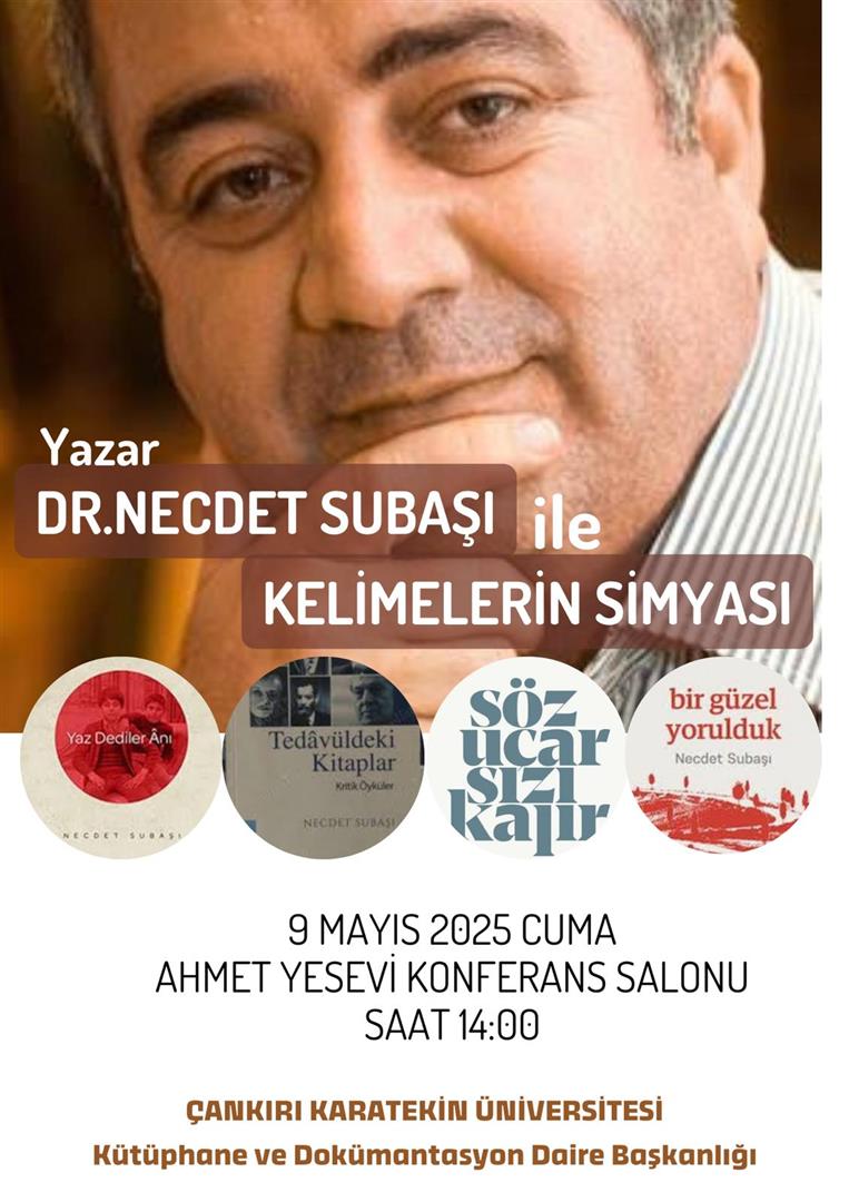 Yazar Dr. Necdet Subaşı ile Kelimelerin Simyası