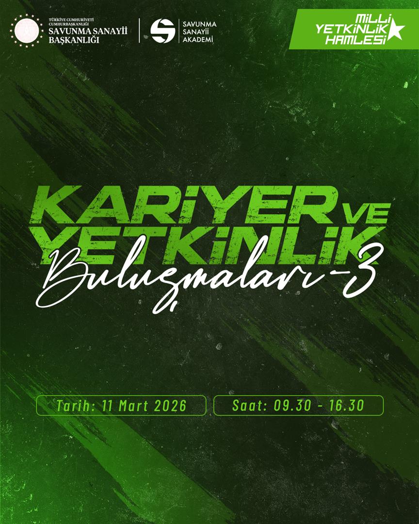 Kariyer ve Yetkinlik Buluşmaları-3 BAŞLIYOR! 