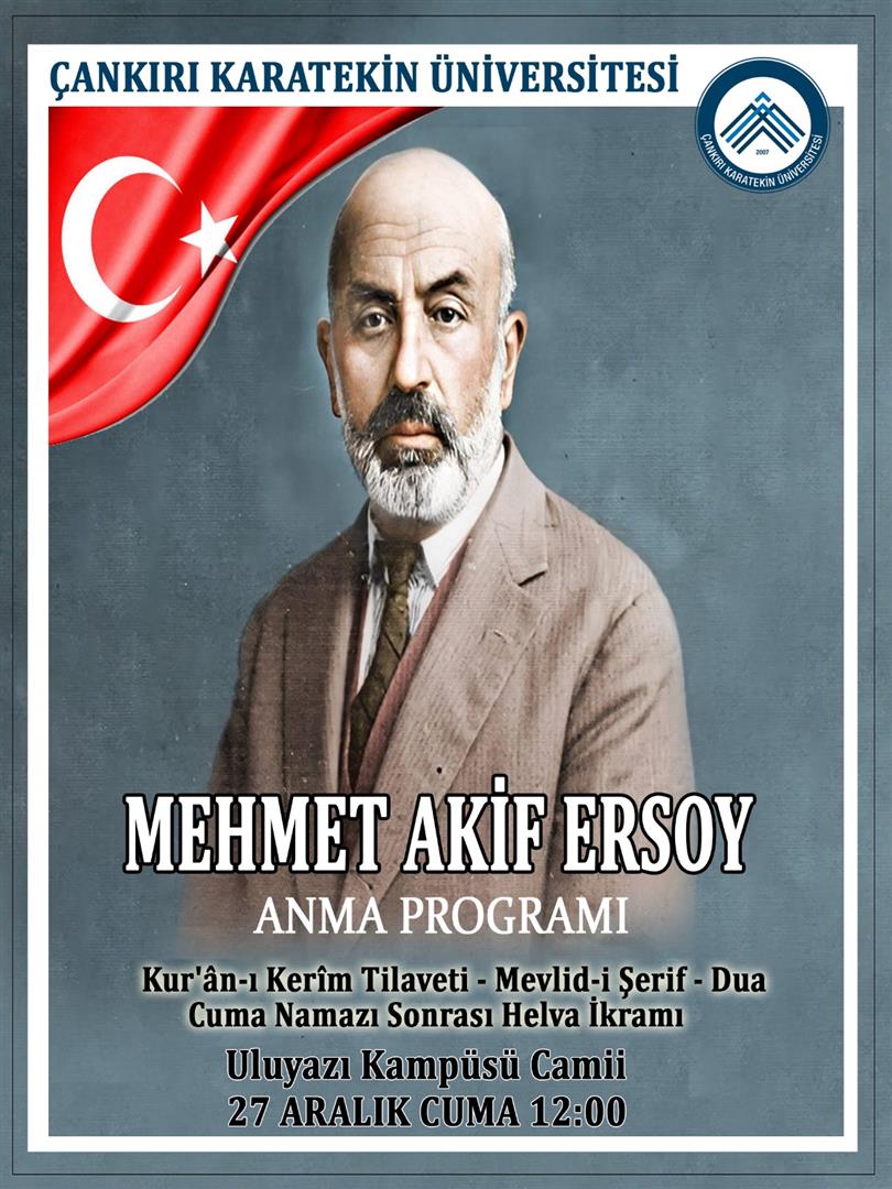 Mehmet Akif Ersoy Anma Programı