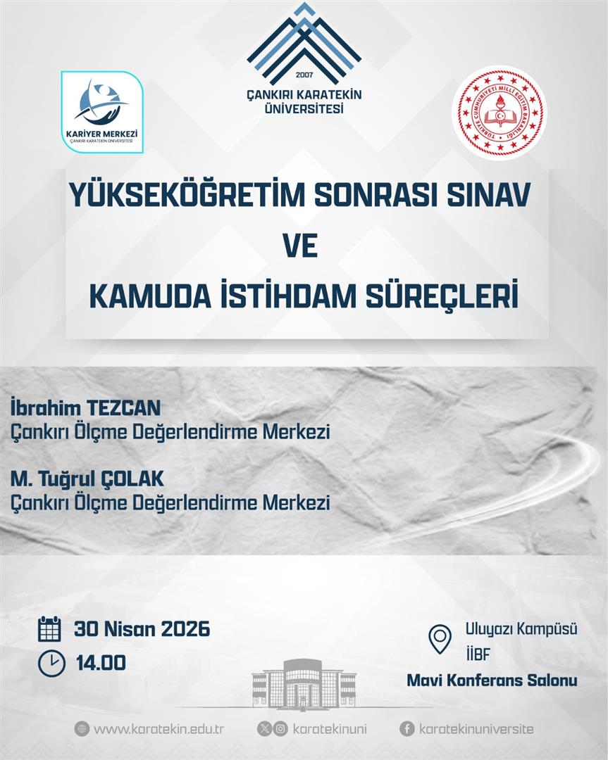 Yükseköğretim Sonrası Sınav ve Kamuda İstihdam Süreçleri