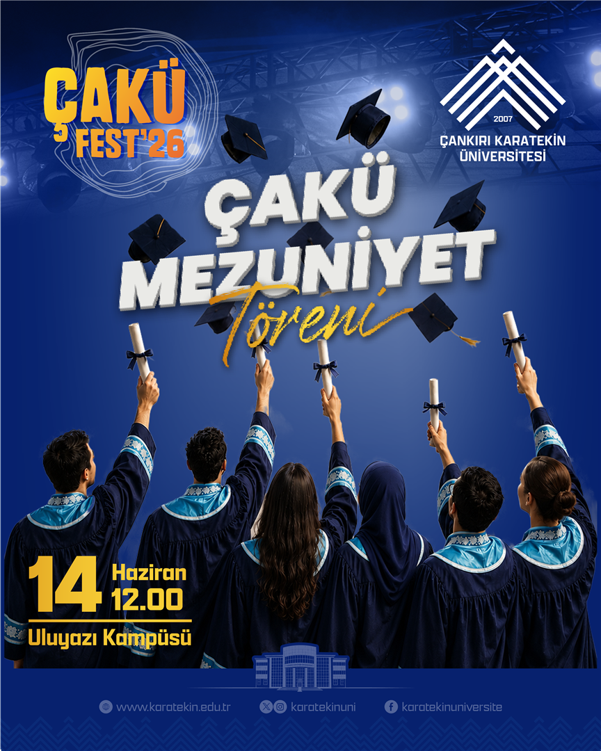 ÇAKÜ Mezuniyet Töreni