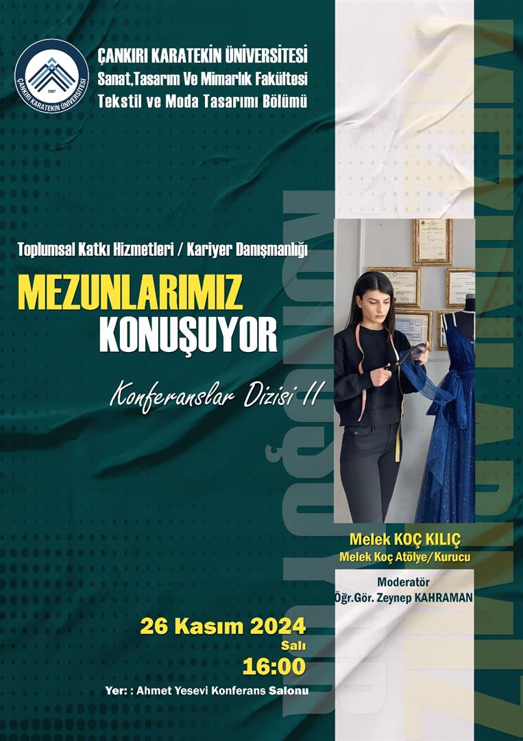 Mezunlarımız Konuşuyor Konferanslar Dizisi II