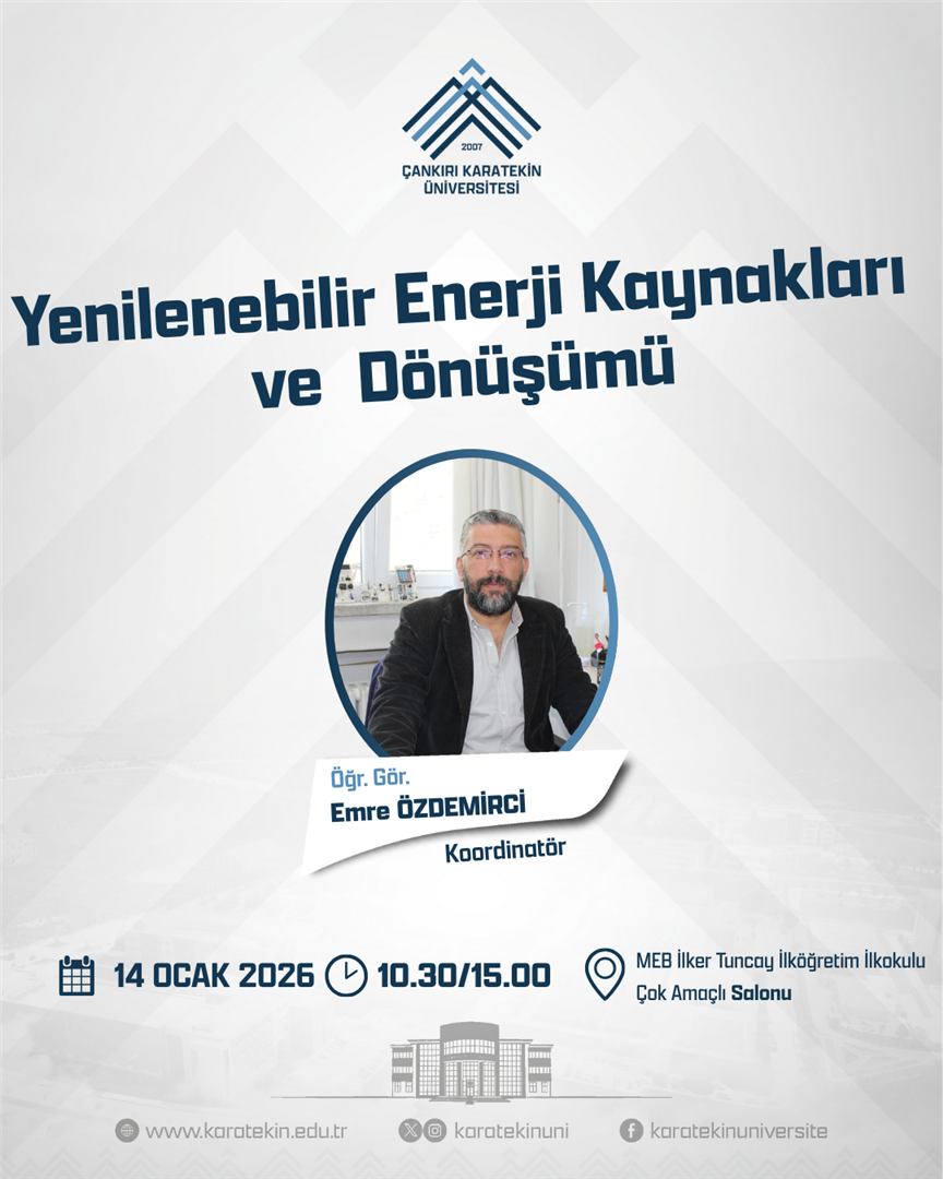 Yenilenebilir Enerji Kaynakları ve Dönüşümü