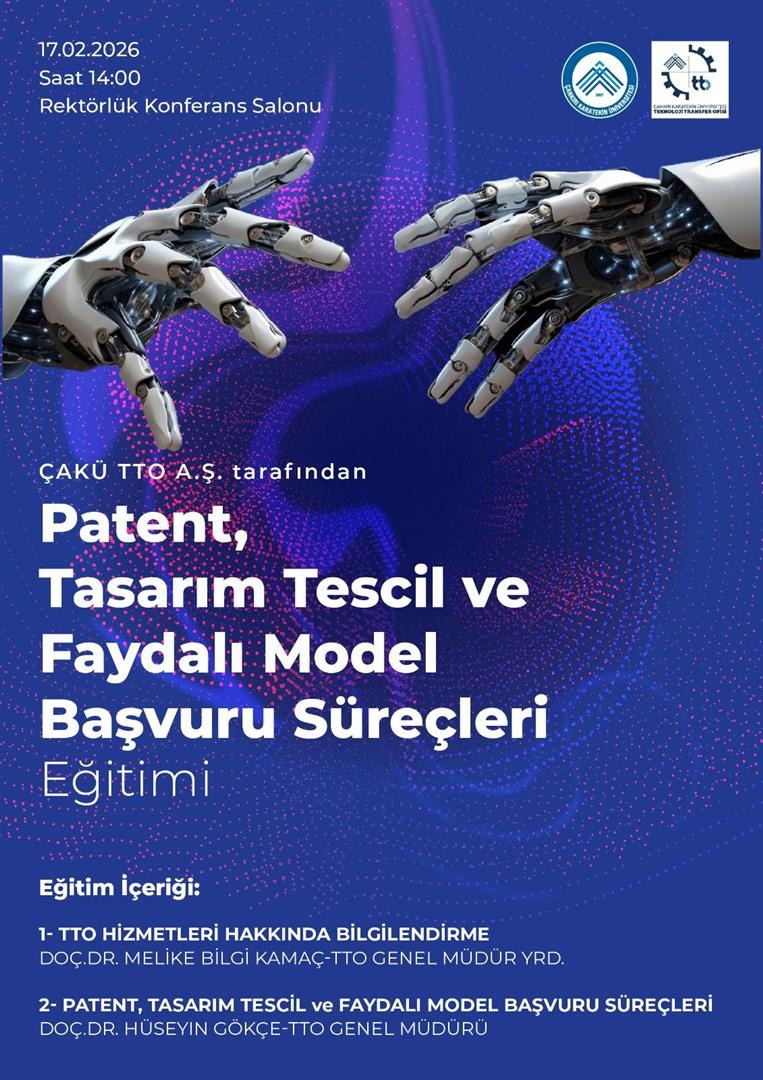Patent, Tasarım Tescil ve Faydalı Model Başvuru Süreçleri Eğitimi
