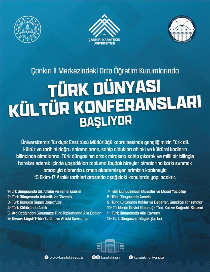 Türk Dünyası Kültür Konferansları 