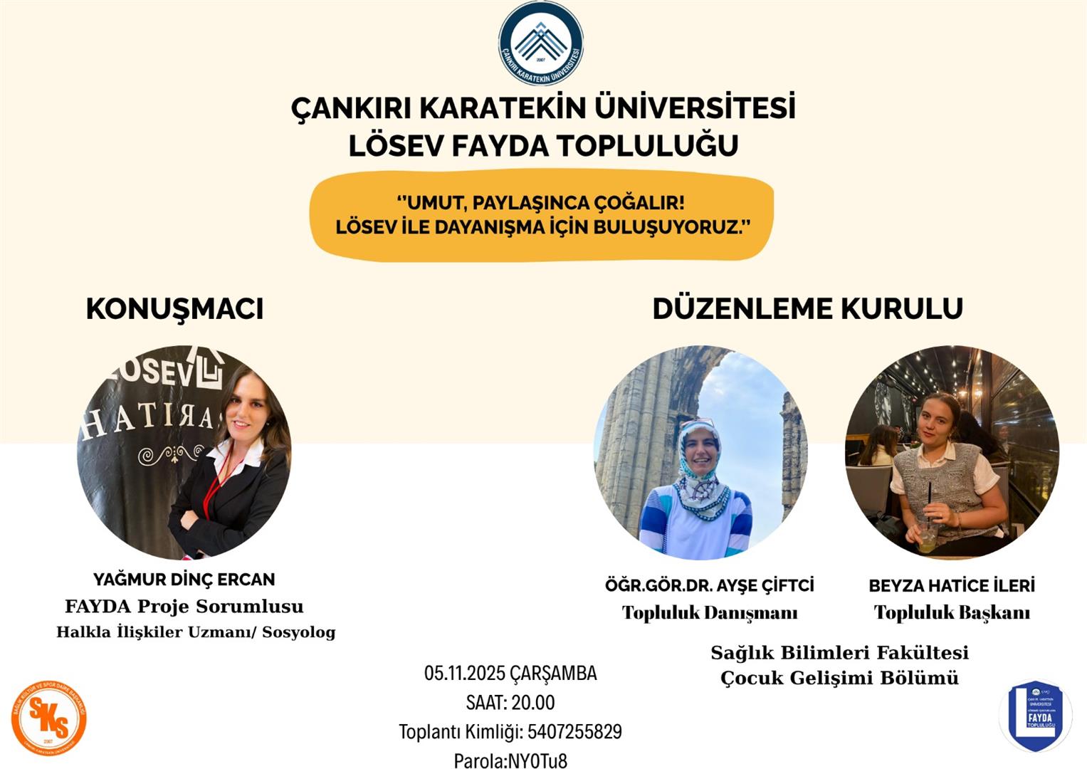 Umut, Paylaşınca Çoğalır! LÖSEV ile Dayanışma için Buluşuyoruz.