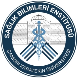 Çankırı Karatekin Üniversitesi Sağlık Bilimleri Enstitüsü Logosu